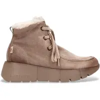 Hispanitas para mulher. PHI265130 Botins de pele Montana taupe (39), Plano, Cordão