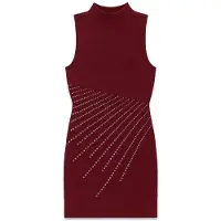 GUESS Vestido Curto De Manga Comprida Jaylene Studded