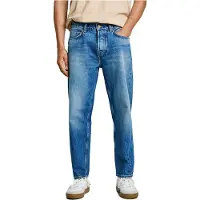 Pepe Jeans para homem. PM207965 Calças de ganga usadas Blue Barrel (30/30), Azul, Casual, Algodão, Denim, Sustentável
