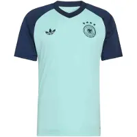 Adidas T-Shirt mangas curtas Preshirt Away Germany Football Jersey homens - Azul - EU S