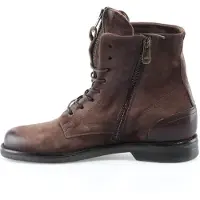A.S.98 Botim com fivela 'Alethea' castanho escuro