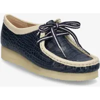 Clarks Sapatos Originals Wallabee mulheres - Azul - 37