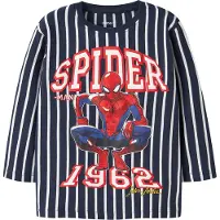 Name it Camisola 'NMMOnce Spider' marinho / navy / vermelho / branco