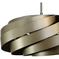 Domiluce Candeeiro de teto Vento, castanho-café, Ø 60 cm
