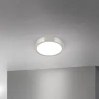 Orion Candeeiro de teto LED Disc, níquel acetinado, Ø 14 cm, CCT