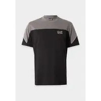 Emporio Armani Camisa 'TRAIN ATHLETIC' cinzento / preto