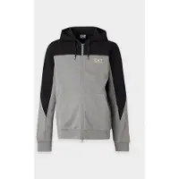 Emporio Armani Casaco em moletão cinzento / preto