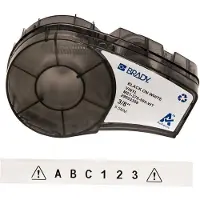 Brady M21-375-595-WT negro sobre blanco 9,53 mm x 6,40 m
