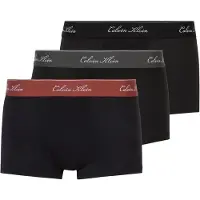 Calvin Klein Underwear Boxers cinzento escuro / vermelho / preto