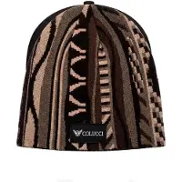 Carlo colucci Gorros 'Flat Knit Skull' castanho de castanha