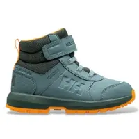 Helly Hansen unisex para criança. 11908 Botas Shelter HT verde (23), Plano, Velcro, Casual, Esportivo, Ao ar livre, moda infantil