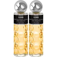 Saphir Eau De Parfum Seduction Man 200ml Ideal Gift 2 Unidades