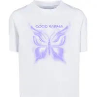 Mister tee Camiseta De Manga Curta Good Karma Butterfly