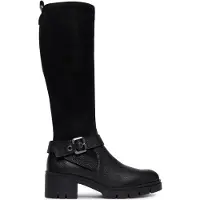 Hispanitas para mulher. HI265197 Botas de pele Chicago preto (40), Couro, 5 a 8cm, Zíper, Casual