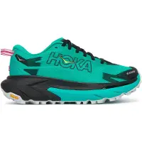 Hoka One One - Sapatilhas trail - Mafate 5 W Black/Electric Aqua para Mulher - Tamanho 38 - Azul