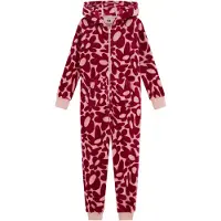 We fashion Pijama cor-de-rosa / vermelho rubi