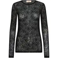 Mos Mosh Camisa 'MMRose' preto