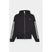 Adidas Originals Casaco em moletão 'AdiSignature' preto / branco
