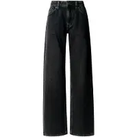 Pepe Jeans para mulher. PL20490269S4 Jeans Loose St Lw Nicky preto (31/32), Casual, Algodão, Denim