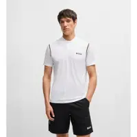 BOSS para homem. 50534347 Polo Pariq MB 8 branco (XXL), Casual, Esportivo, Poliéster, Manga curta