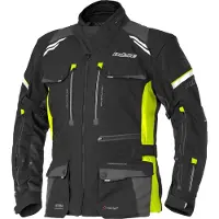 Büse Highland III Casaco têxtil para homem Preto/Amarelo néon 52