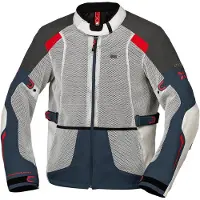 IXS Tourster-Bigair 1.0 Casaco de tecido Cinzento/Azul/Vermelho XL