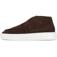 Dutch'd Sapato Slip-on 'Atmos High' castanho escuro