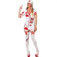 Atosa Traje De Mulher Zombie Bloody