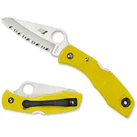 Spyderco Navalha Atlantic Salt, amarelo