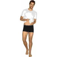 Dim Boxer COTON STRETCH X3 homens - Preto - T2