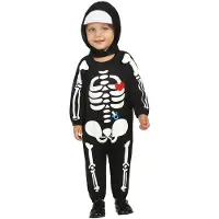 Atosa Fantasia De Bebê Skeleton