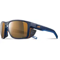 Julbo - Óculos sol - Shield Bleu Foncé/Orange Reactiv 2-4 Polarized para Unissexo - Azul