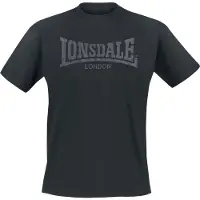 Lonsdale Camisa 'Kai' cinzento / preto