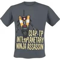 Numskull T-shirt De Manga Curta Claptrap Ass Terras Ermas